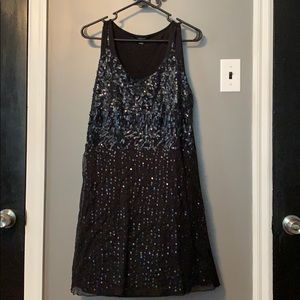 Sequence black dress